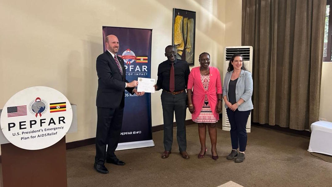 Empowering Hope: Karin Receives PEPFAR Grant Certificate at American Embassy Ceremony