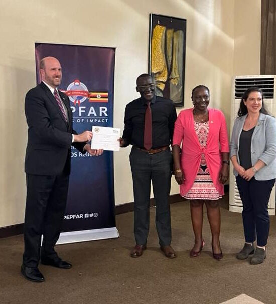 Empowering Hope: Karin Receives PEPFAR Grant Certificate at American Embassy Ceremony